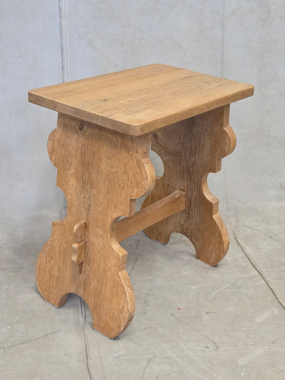 Antique Scandinavian Oak Stools