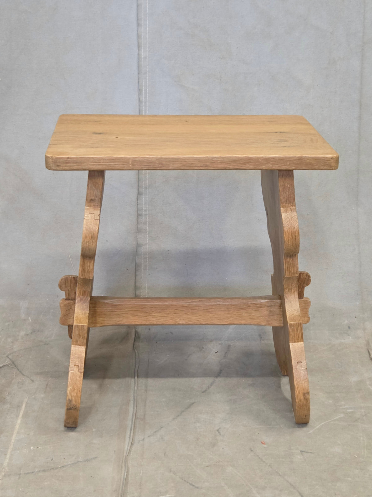 Antique Scandinavian Oak Stools