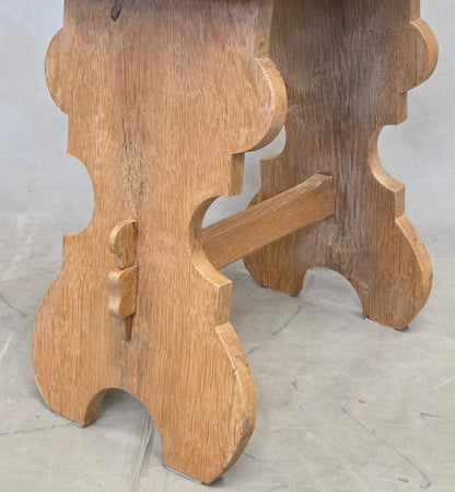 Antique Scandinavian Oak Stools