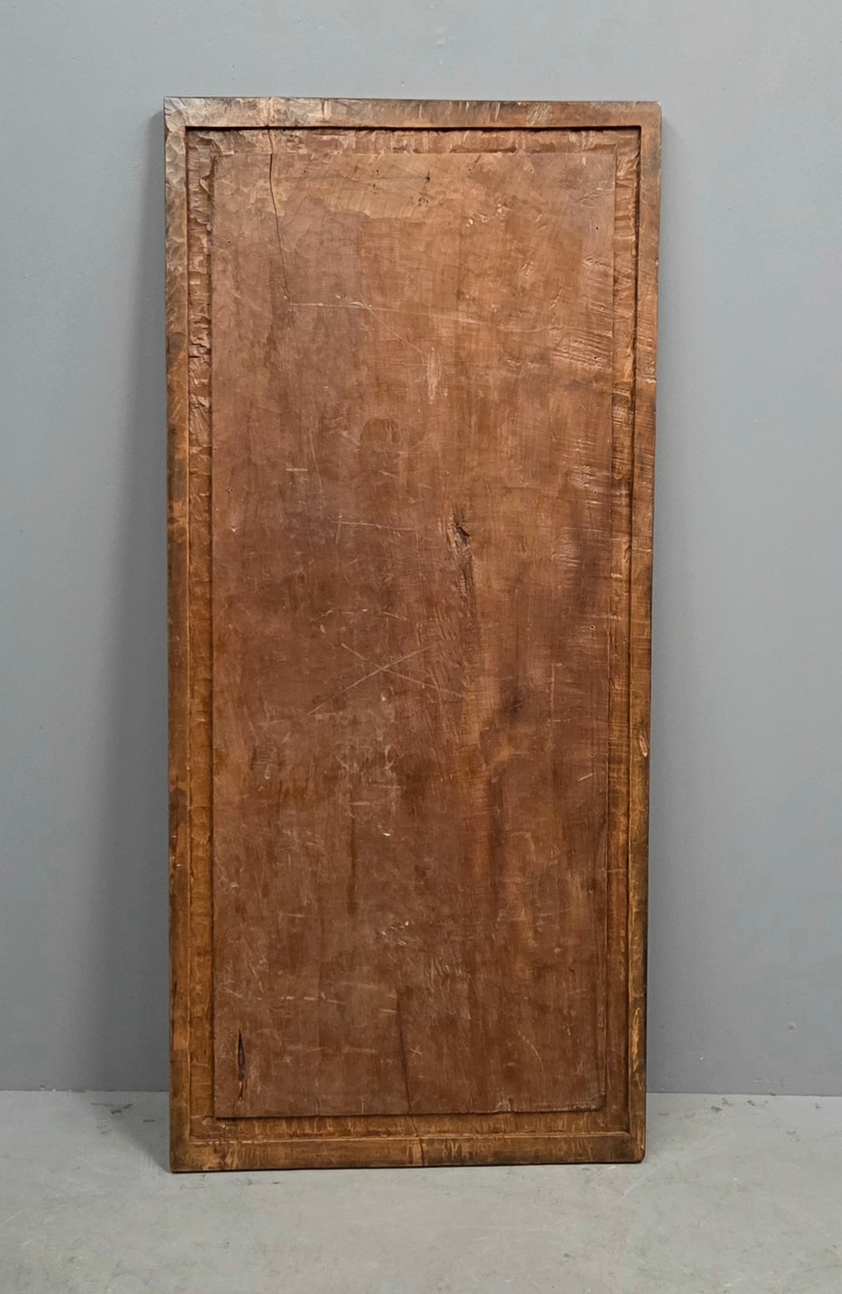 Vintage Old Teak Dining Table, C. 1940, Indonesia