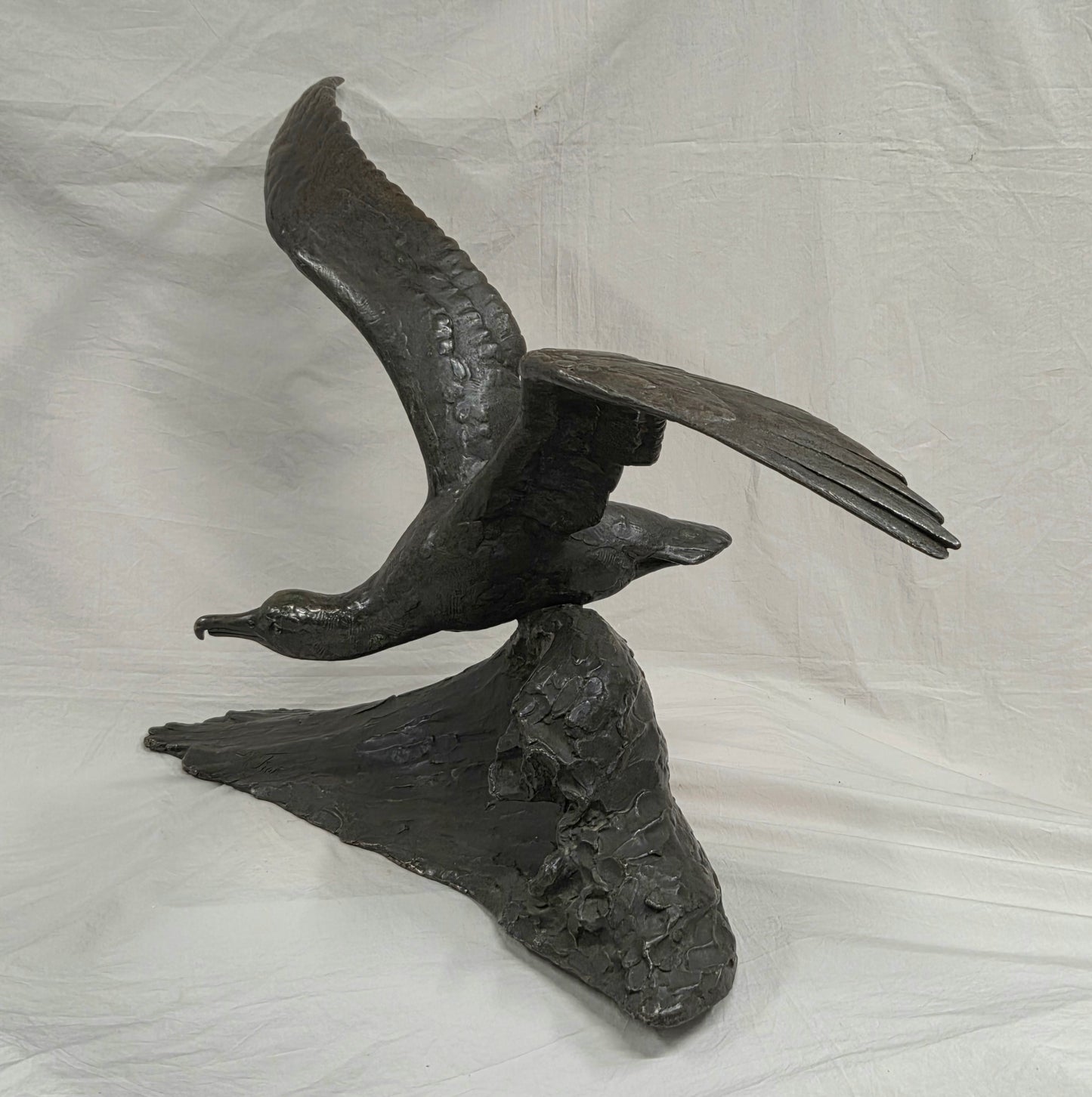 Albatross bronze sculpture, by French artist Maximilien Fiot (1886-1953)