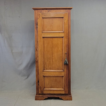 Antique French Rustic Pine and Cherry Wood Cupboard
