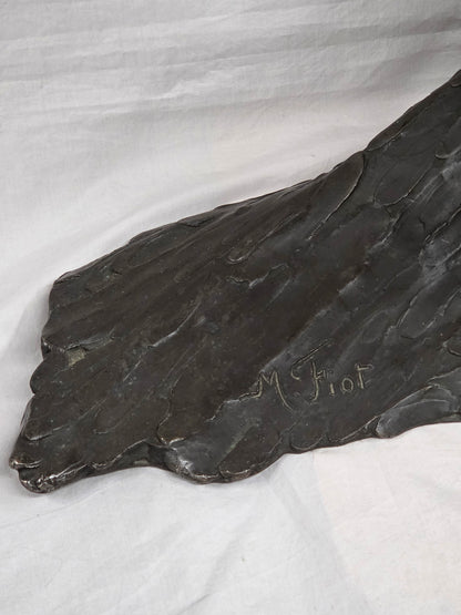 Albatross bronze sculpture, by French artist Maximilien Fiot (1886-1953)