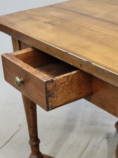 Antique Eastern European Pine and Beechwood Baker's Table Kitchen Island