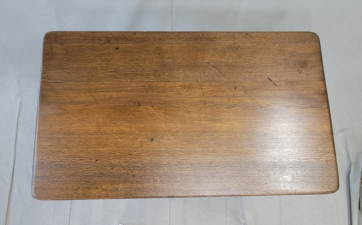 Antique Rustic English Oak Farmhouse Dining Table