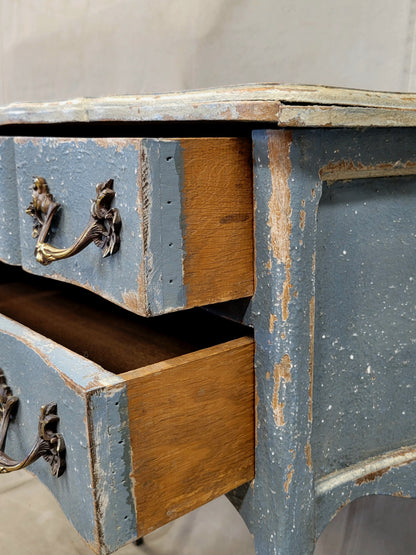 Antique 1920s French Provincial Louis XV Style Painted Commode