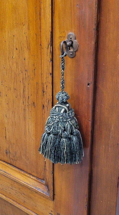 Antique French Rustic Pine and Cherry Wood Cupboard