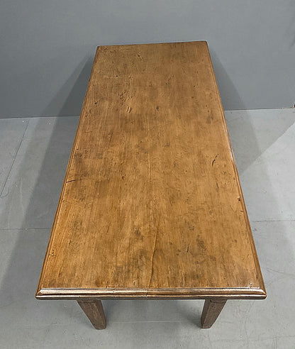 Vintage Old Teak Dining Table, C. 1940, Indonesia