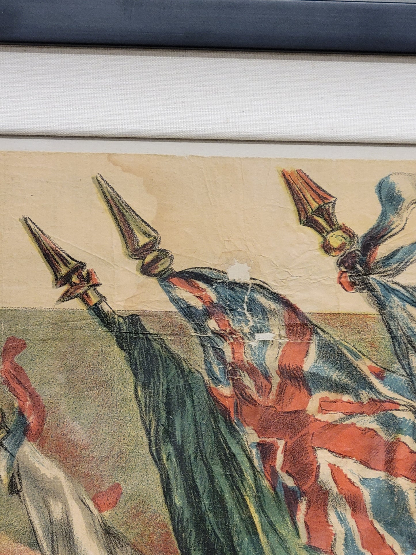 "L'Emprunt De La Defense Nationale" Ww1 Vintage Poster, by Jules Abel Faivre