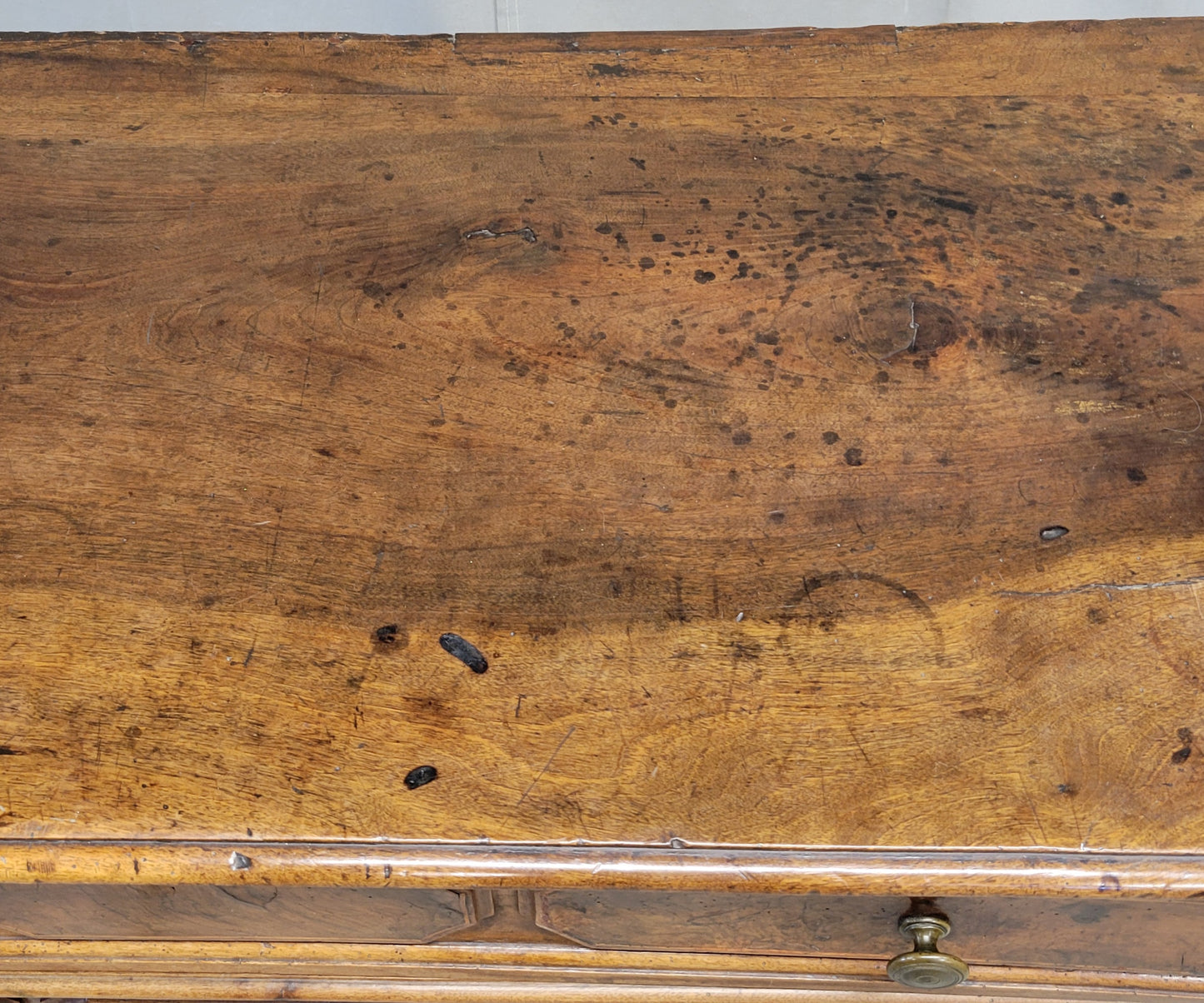 Antique 18th Century Italian (Bergamo, Lombardy) Burl Walnut Chest of Drawers