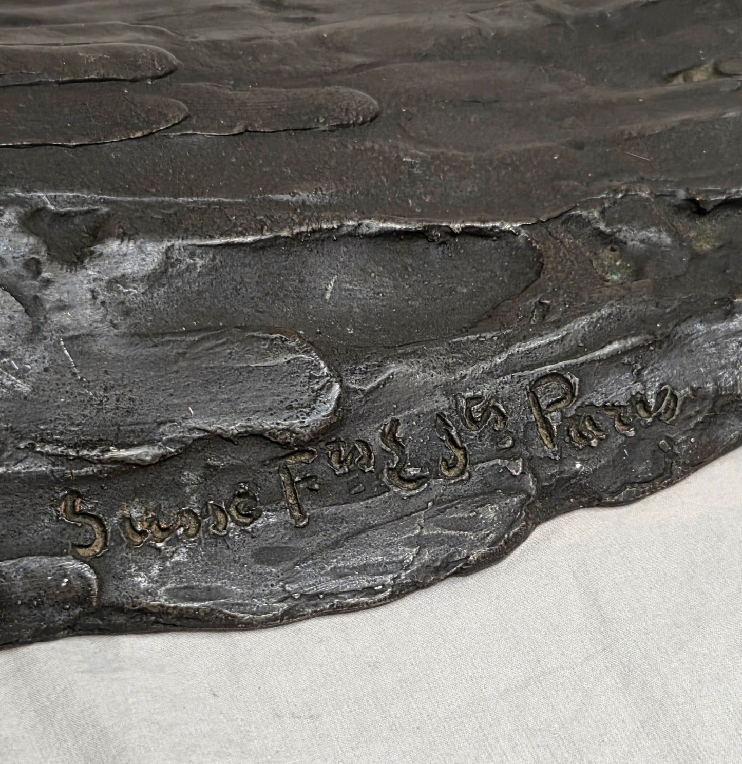 Albatross bronze sculpture, by French artist Maximilien Fiot (1886-1953)