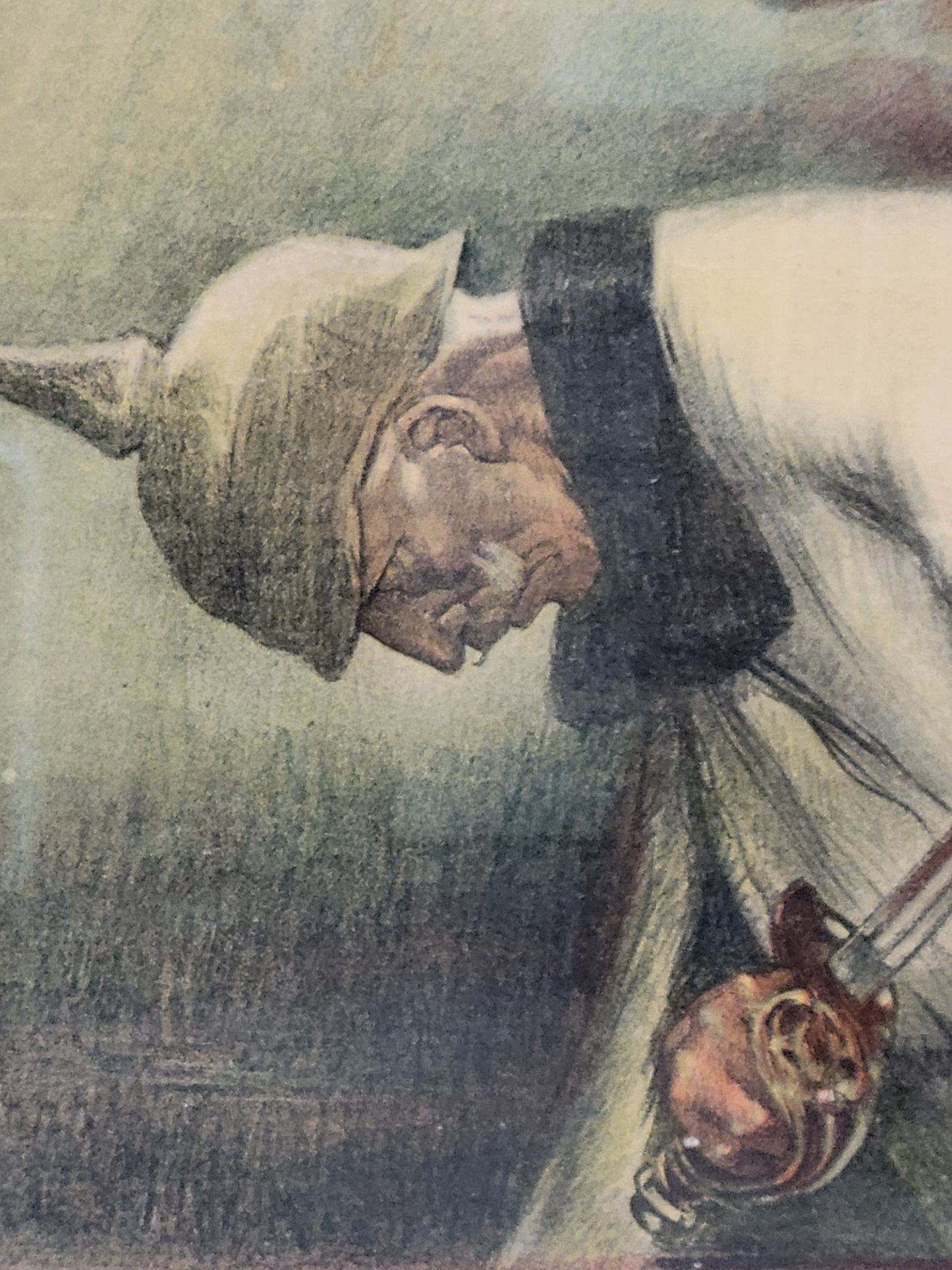 "L'Emprunt De La Defense Nationale" Ww1 Vintage Poster, by Jules Abel Faivre