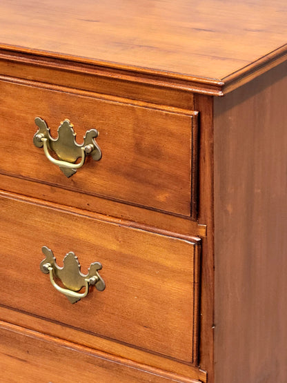 Antique 19th Century American Chippendale Cherry Chest of Drawers