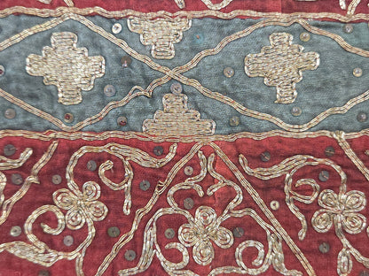 Antique Early 20th Century Sumatran Ceremonial Tirai Textile Hanging