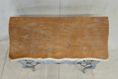 Antique 1920s French Provincial Louis XV Style Painted Commode