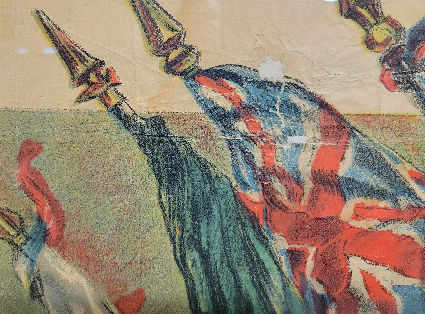 "L'Emprunt De La Defense Nationale" Ww1 Vintage Poster, by Jules Abel Faivre