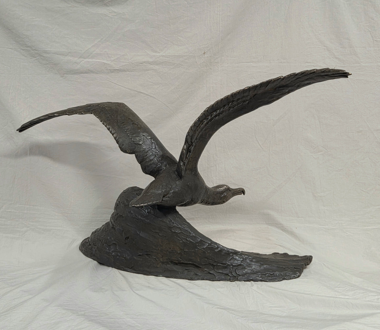 Albatross bronze sculpture, by French artist Maximilien Fiot (1886-1953)