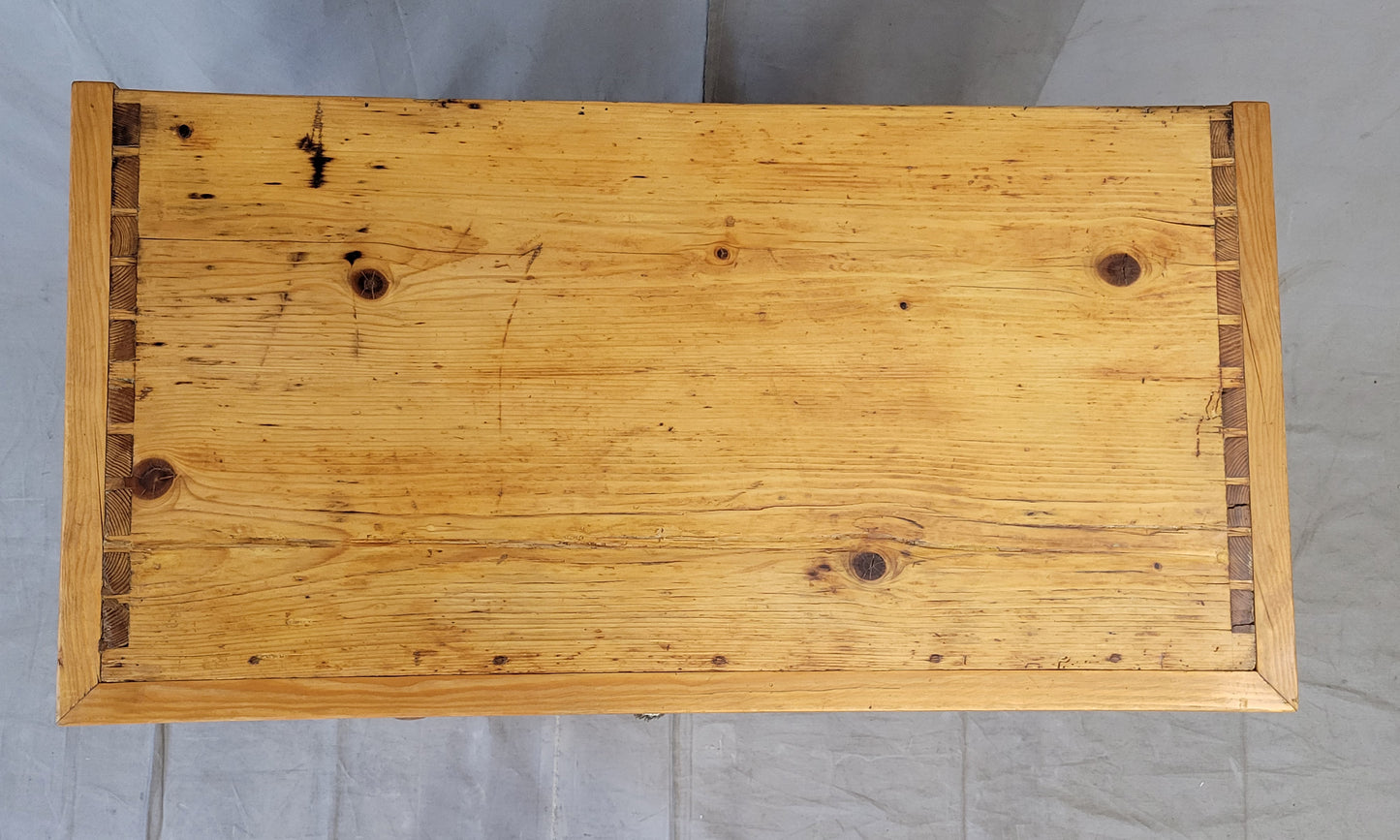 Antique German Pine Locking Pie or Larder Cabinet