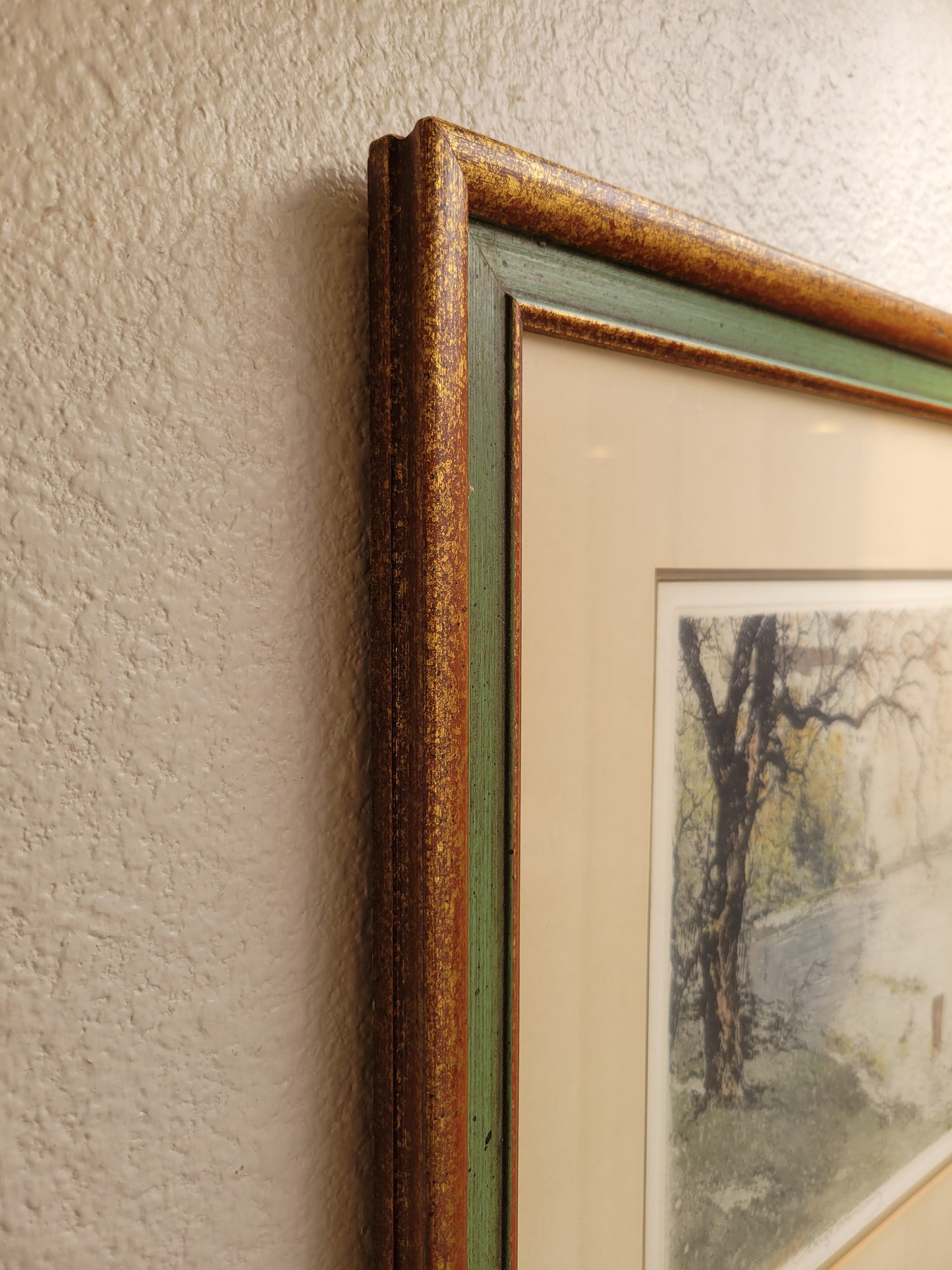 Etching of Persenberg Castle (Austria) by Luigi Kasimir (1881-1962)