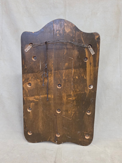 Antique Dutch Wall Mounted Organizational Rack for Newspapers/Magazines