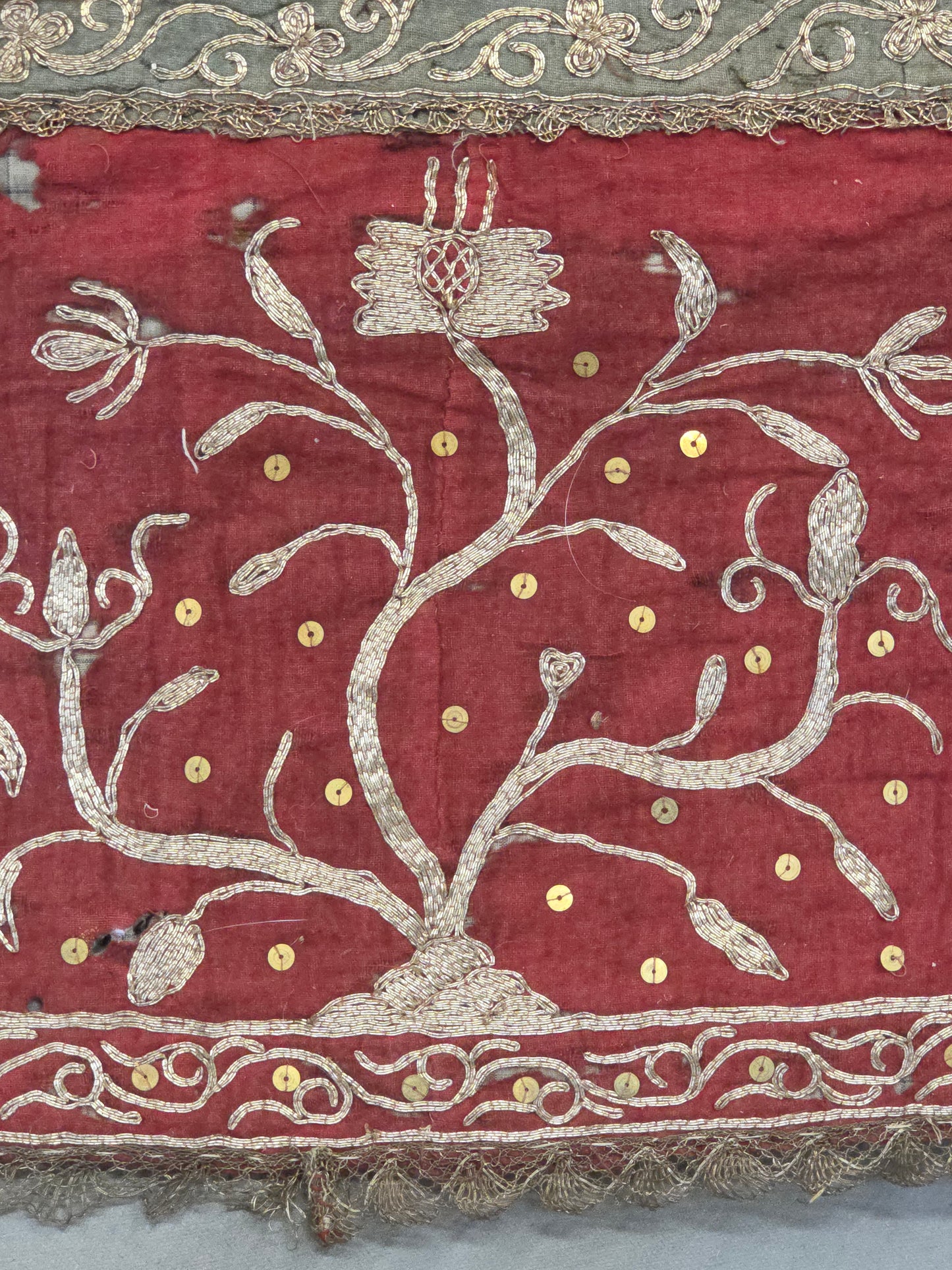 Antique Early 20th Century Sumatran Ceremonial Tirai Textile Hanging
