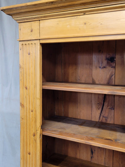 Antique 19th Century German Pine Single Door Armoire Wardrobe