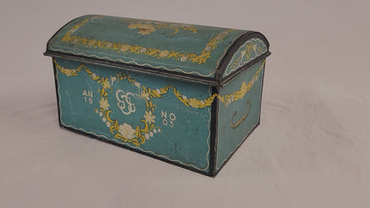Antique 1903 Swedish Large Chocolate Tin